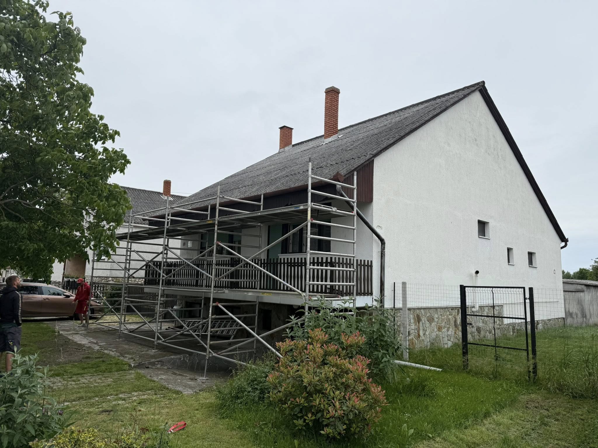 Kivitelezés közben